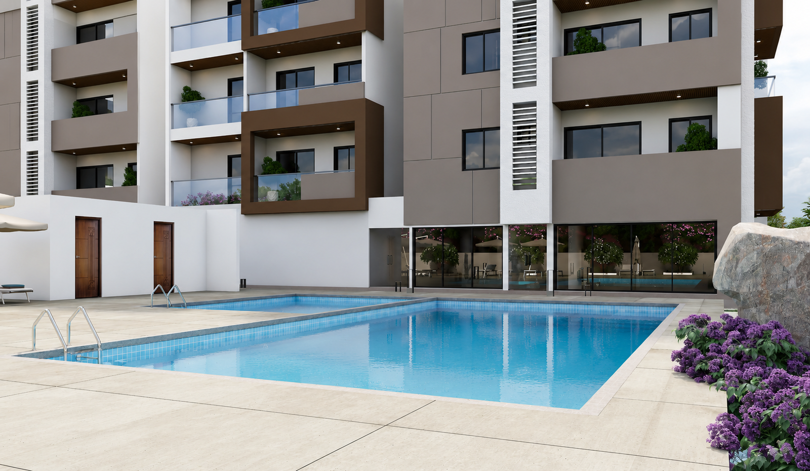 Swimming pool at Sri Nandana Signature